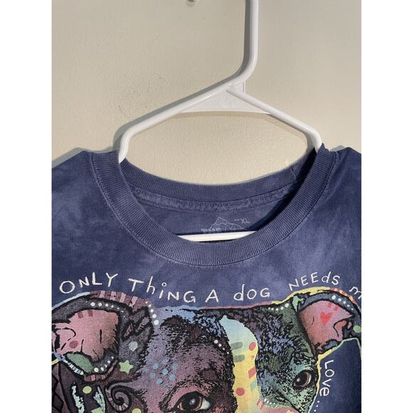The Mountain Dean Russo Design Pit Bull “More Love” Tie-Dye Shirt Sz Large 2014 - Picture 3 of 8